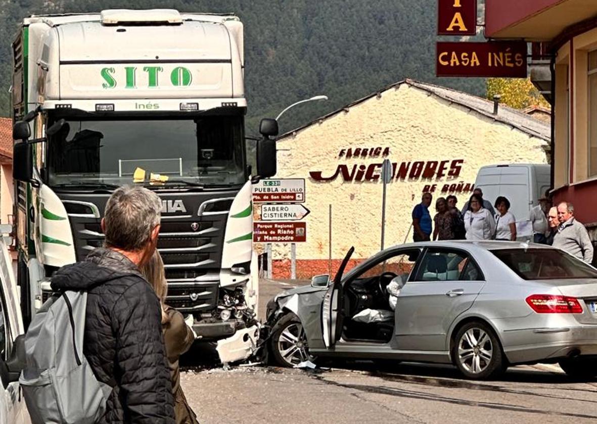 Lugar del accidente.