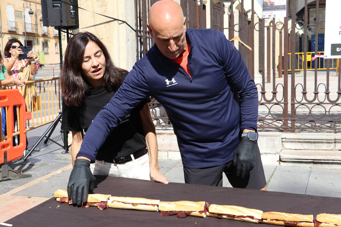 El bocadillo de cecina más grande de León