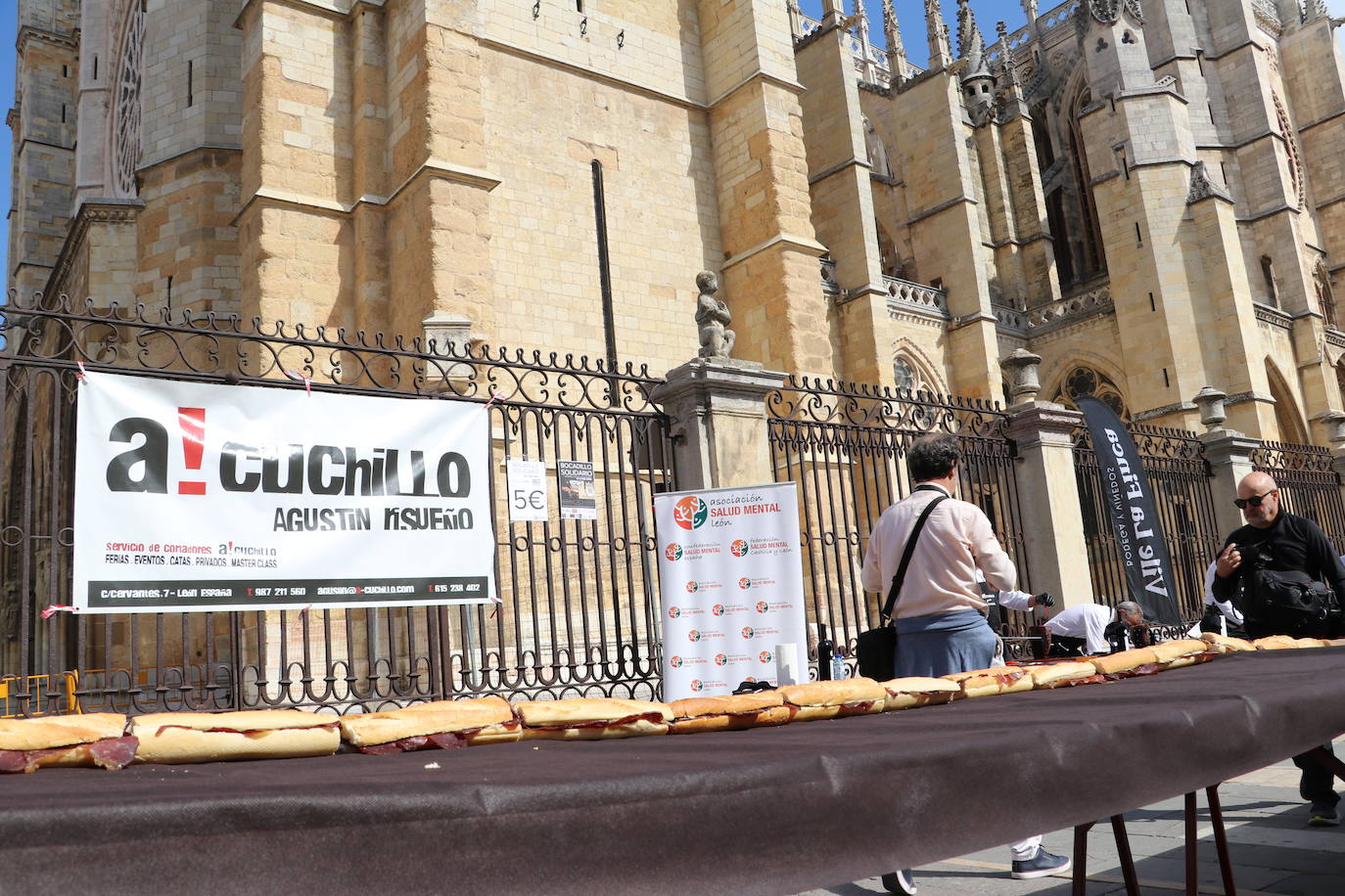 El bocadillo de cecina más grande de León