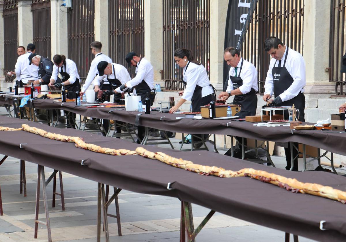 Imagen del proceso del bocadillo.