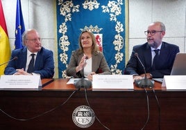 La consejera de Educación, Rocío Lucas, participa en la jornada formativa 'Aplicación de la nueva normativa de FP en CyL'.