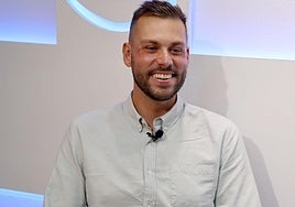 Álvaro Llamazares, durante la entrevista con leonoticias.