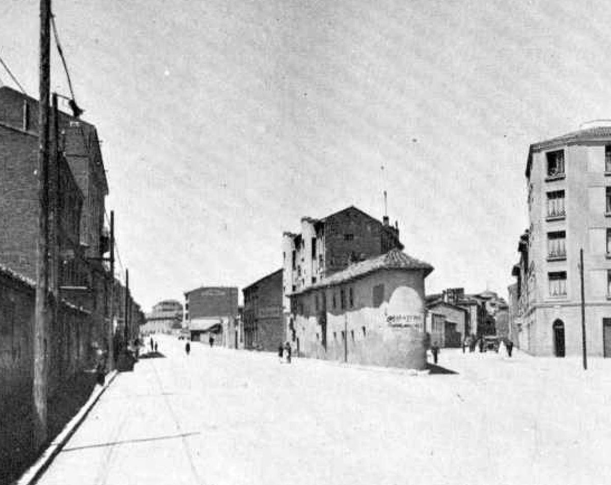 Avenida Madrid y Barahona. 1955.