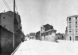 Avenida Madrid con Calle Barahona. 1955.