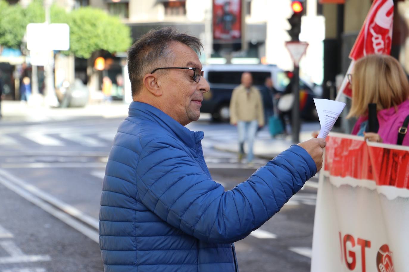 UGT y CCOO se manifiestan para reducir la jornada laboral