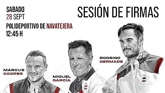 Villaquilambre recibe a Cooper, Germade y García, deportistas del K4 de piragüismo