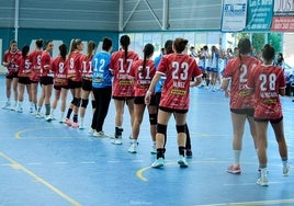 Las jugadoras del Cleba, en un partido de pretemporada.