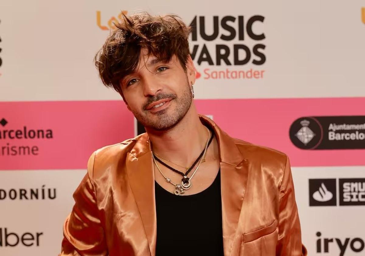 Polo Nández en la cena de Los 40.