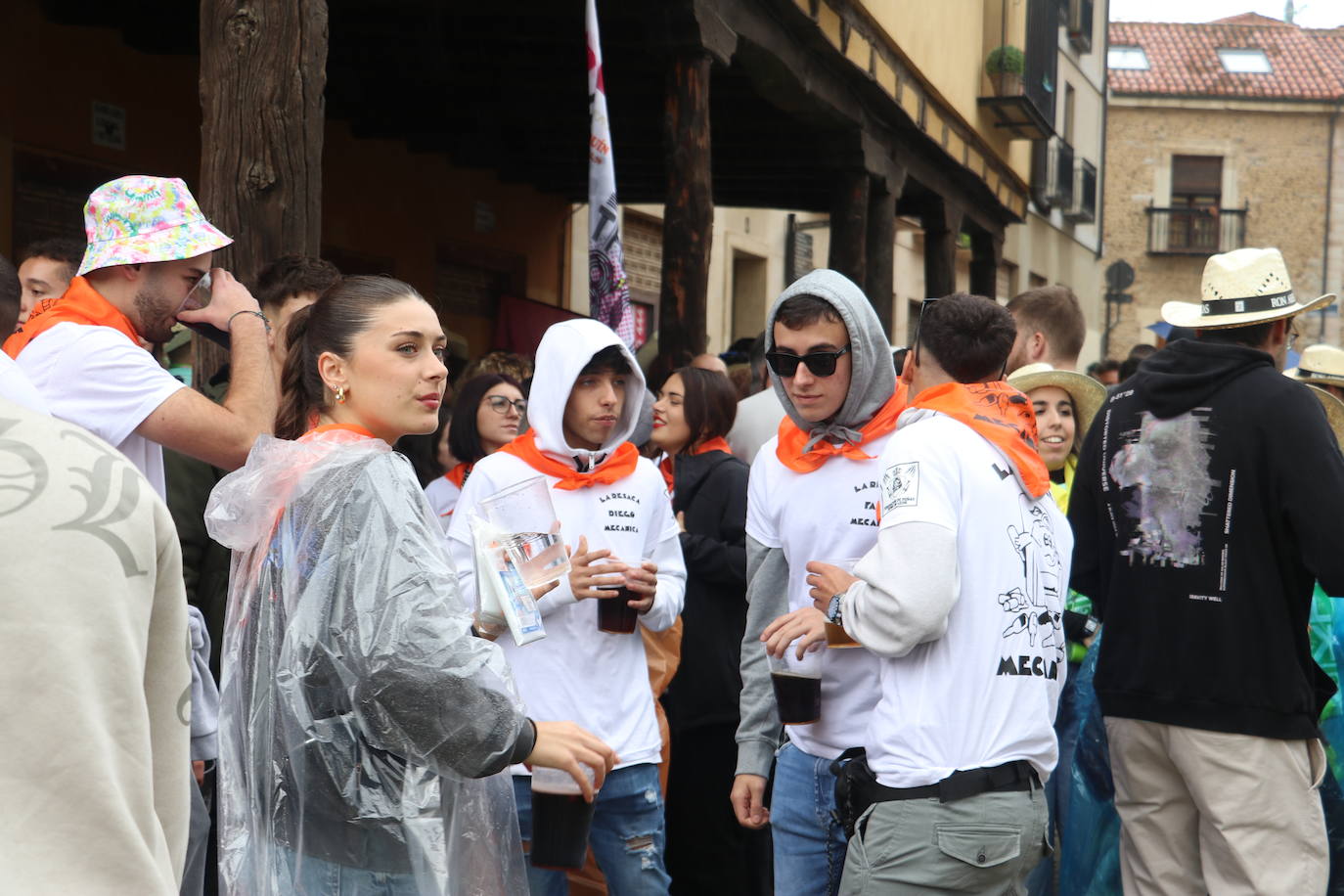 Las mejores imágenes del desfile de peñas de León