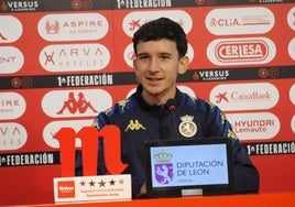 Luis Chacón en rueda de prensa.