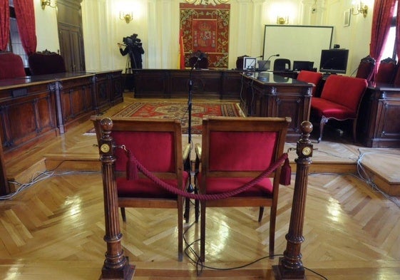 Imagen de archivo del interior de una de las salas de la Audiencia Provincial.