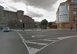 Zona de la plaza del Espolón, en León capital.