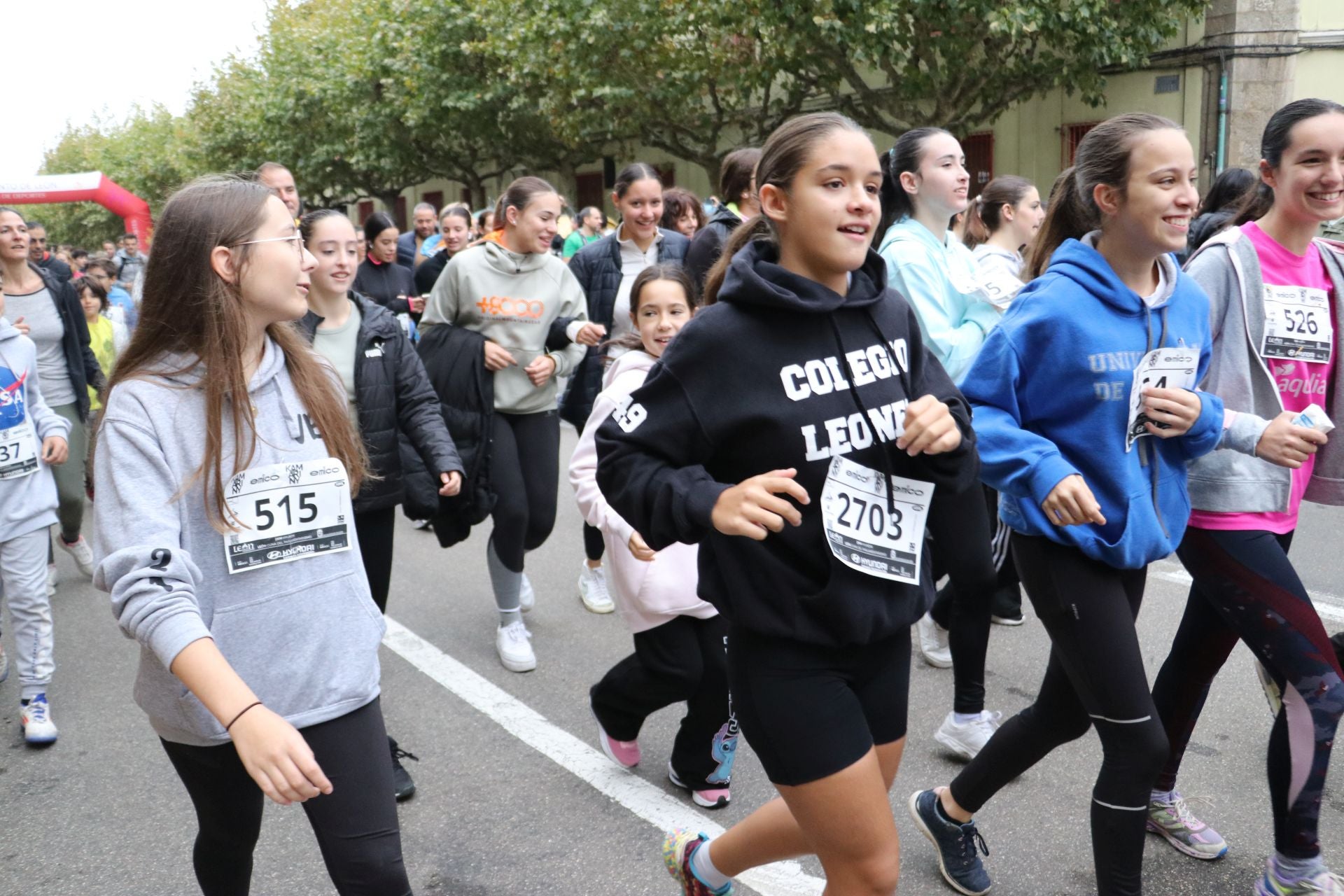 Las méjores imágenes de la carrera popular de los &#039;10 kilómetros Ciudad de León&#039;