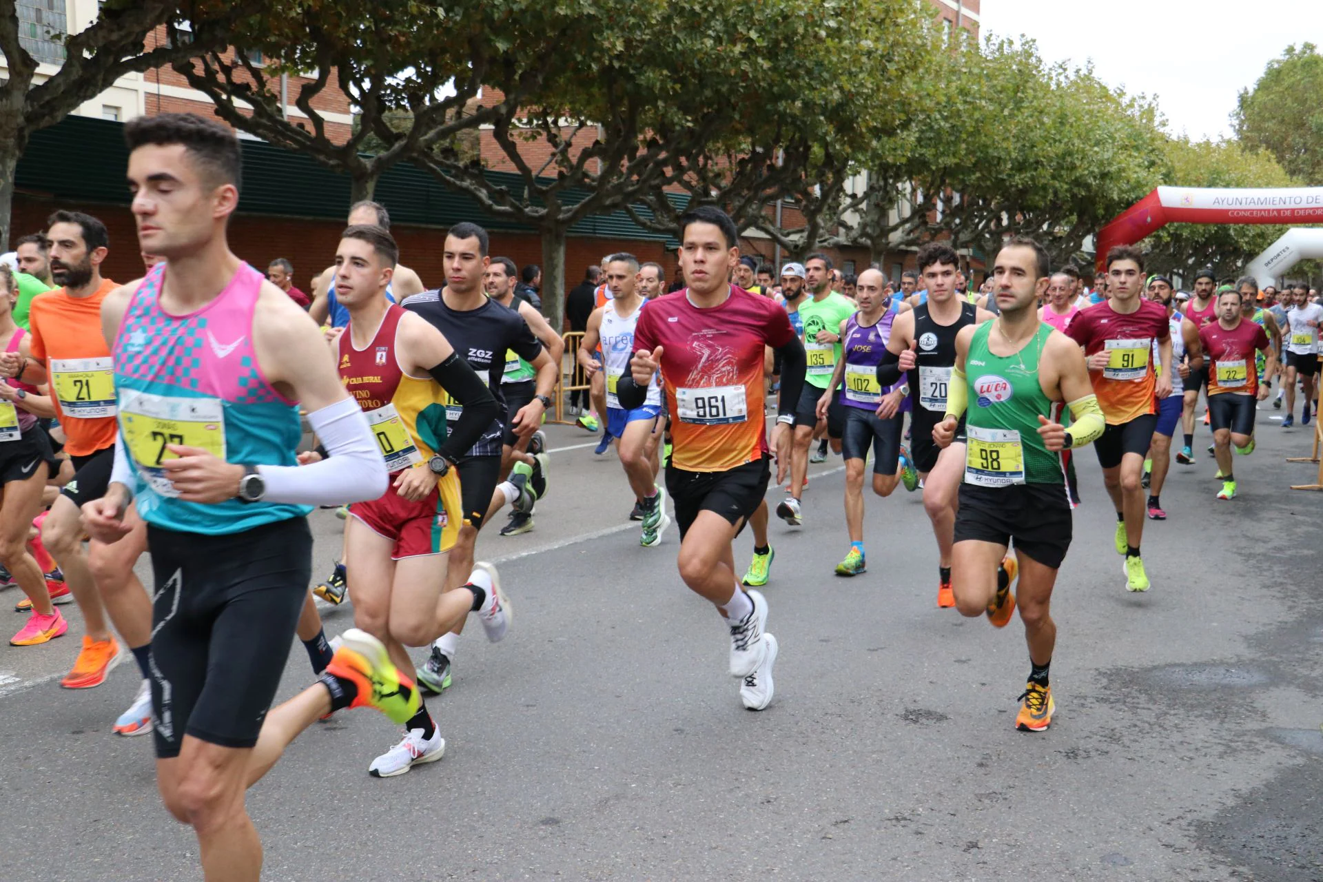 Salida de los &#039;10 kilómetros Ciudad de León&#039;