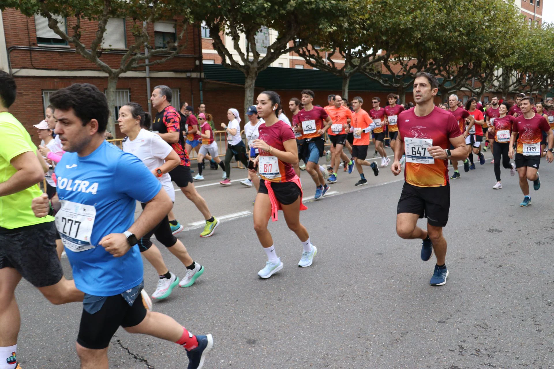 Salida de los &#039;10 kilómetros Ciudad de León&#039;