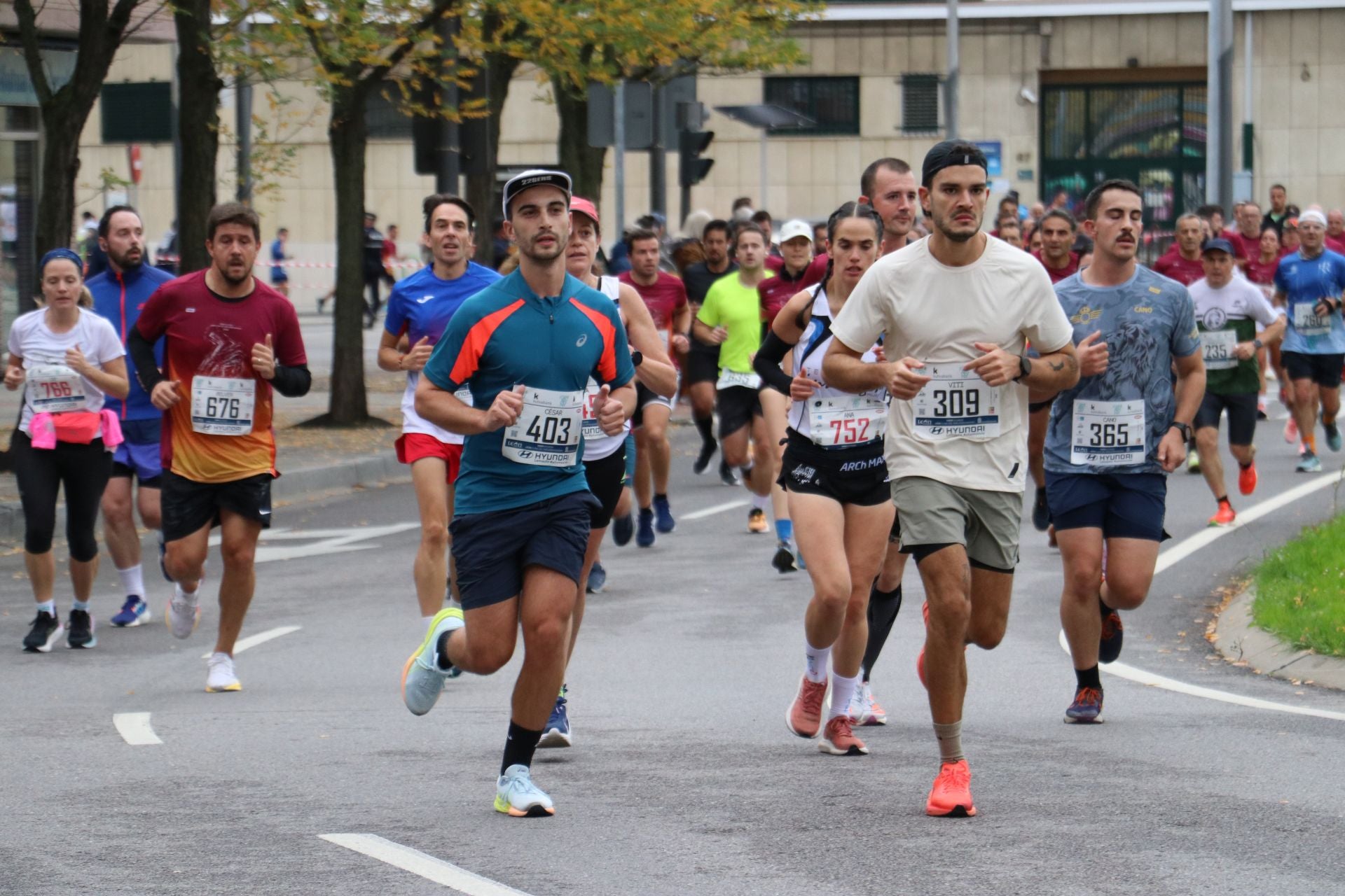 Las imágenes del paso por los 2 kilómetros