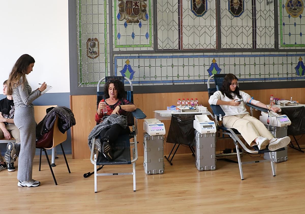 Primeras transfusiones en el campus leonés.