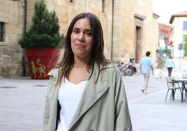 Laura Borrego, en la capital leonesa.