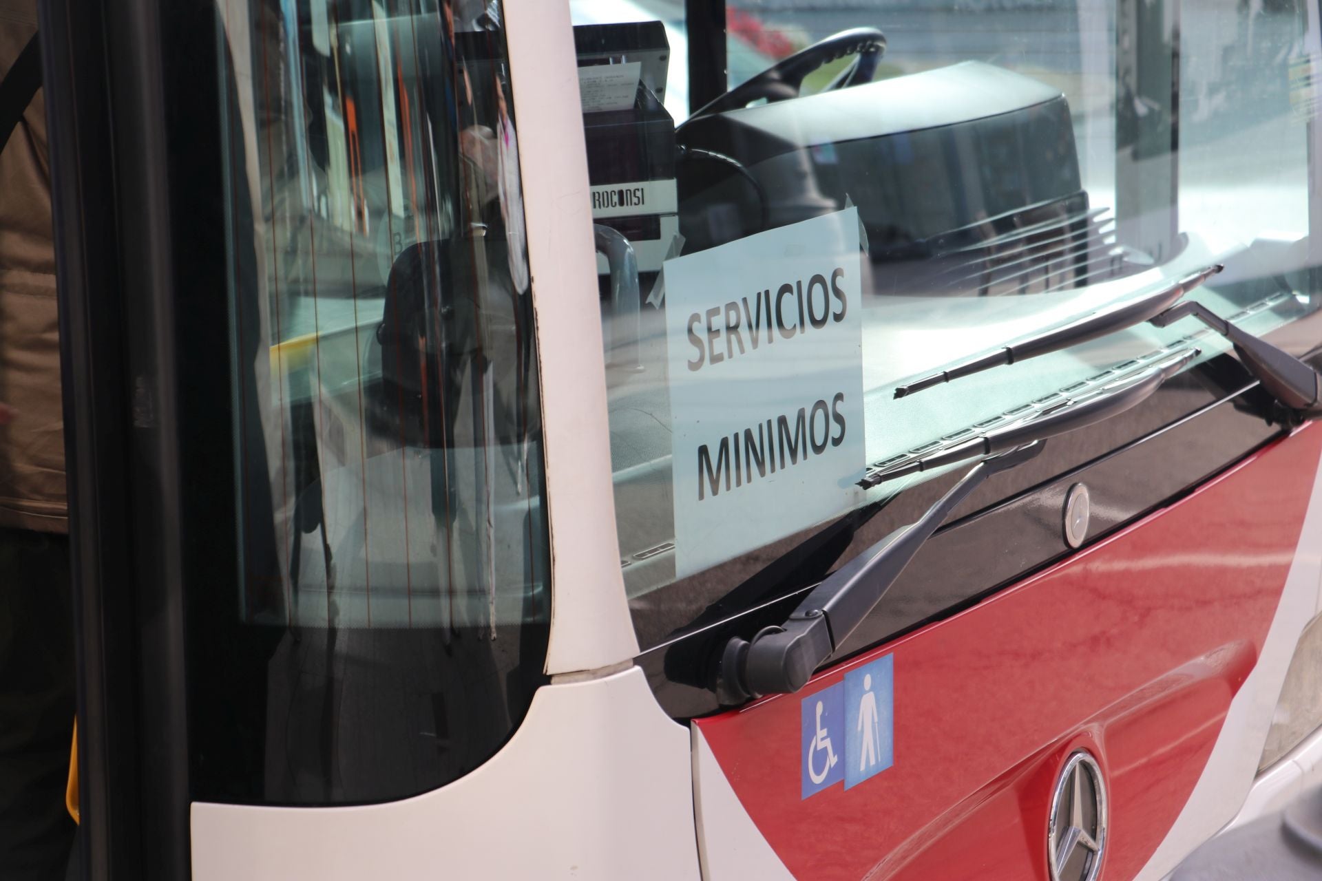 Jornada de huelga en el transporte de León