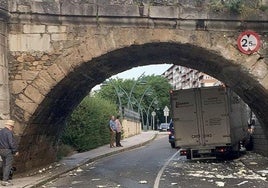 Accidente en el puente de San Marcos.