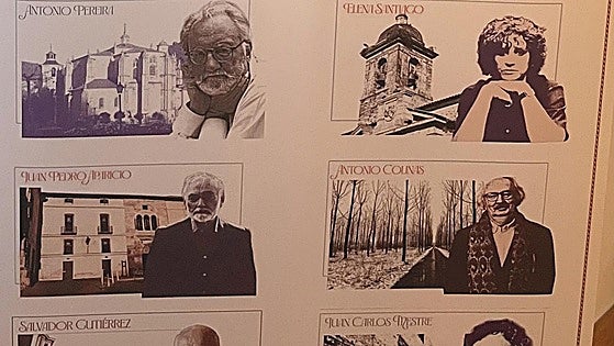 Sellos con rostro de ilustres autores leoneses