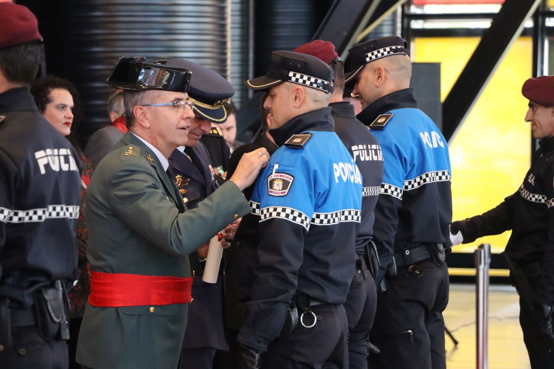 Fiesta de San Marcelo para la Policía Local de León