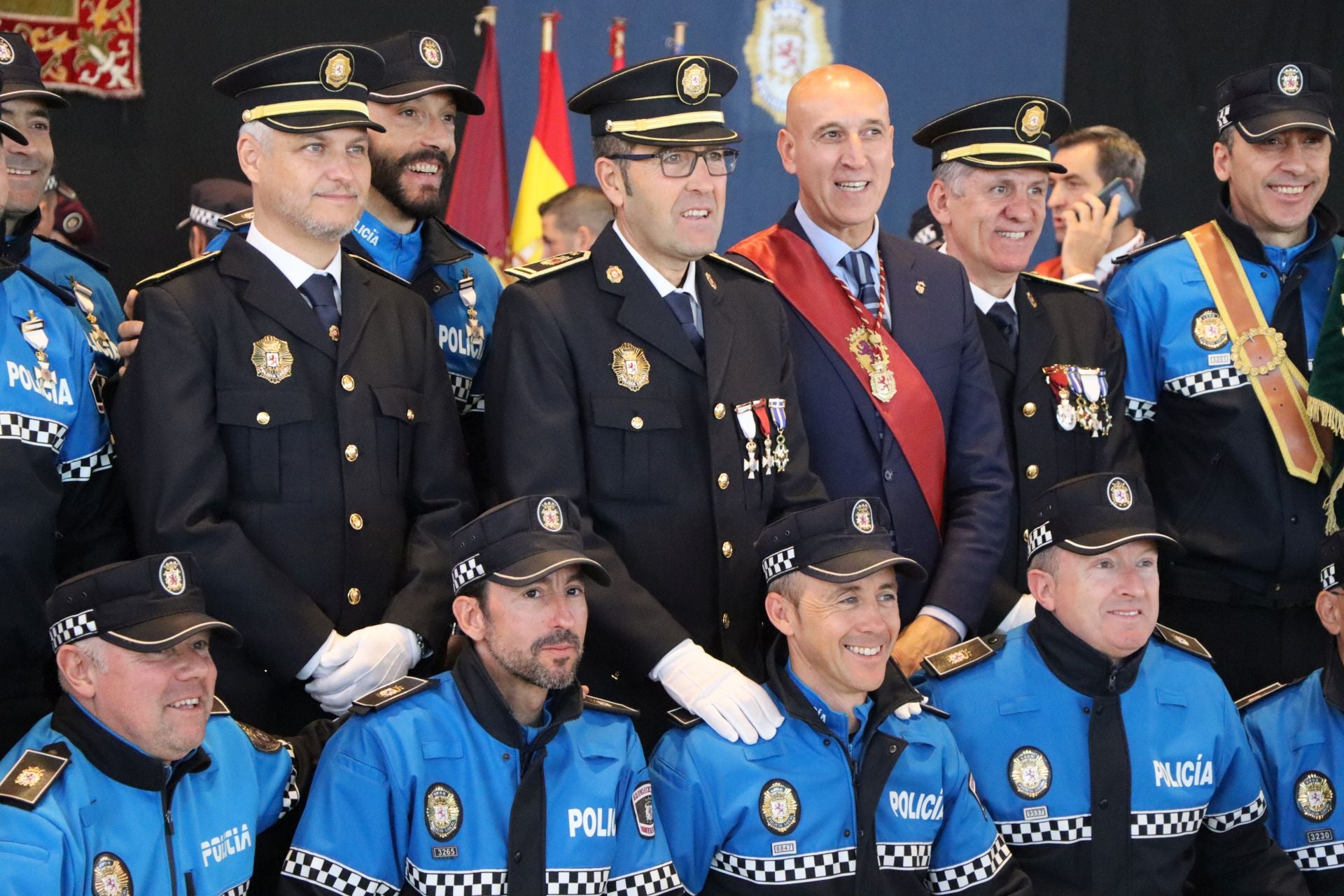 Fiesta de San Marcelo para la Policía Local de León