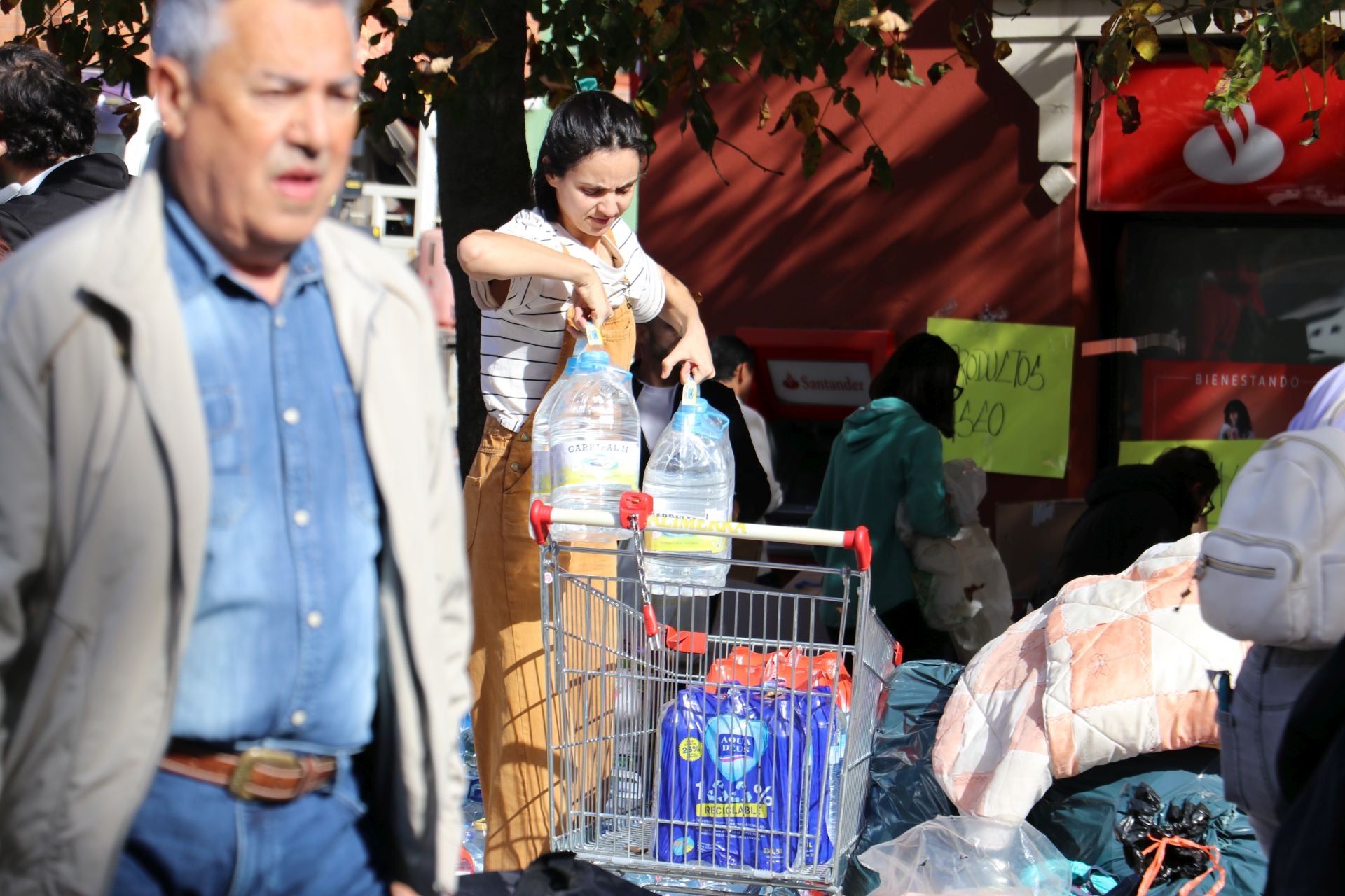 Recogida de alimentos y material en León