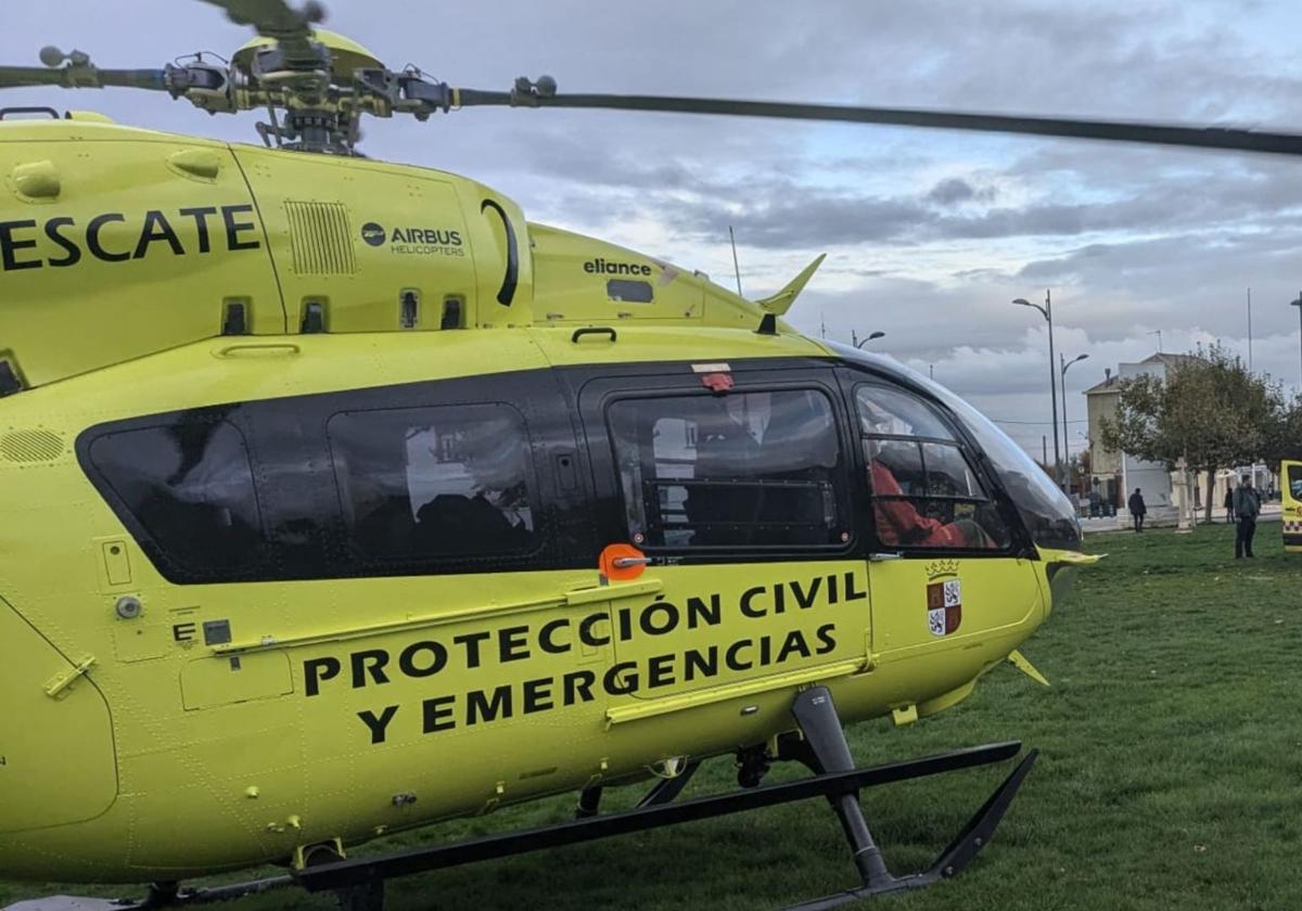 Helicóptero medicalizado.