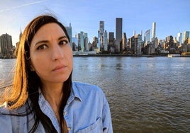 Maite en Nueva York.