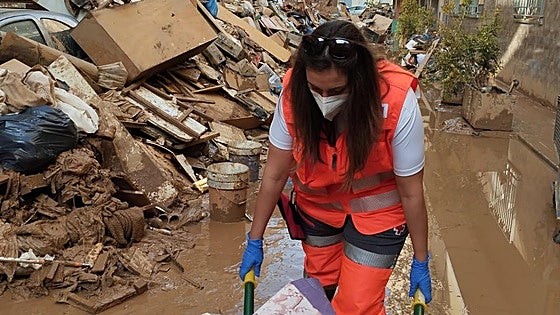 Voluntarios leoneses en la zona cero: «Hay zonas con un metro de barro»