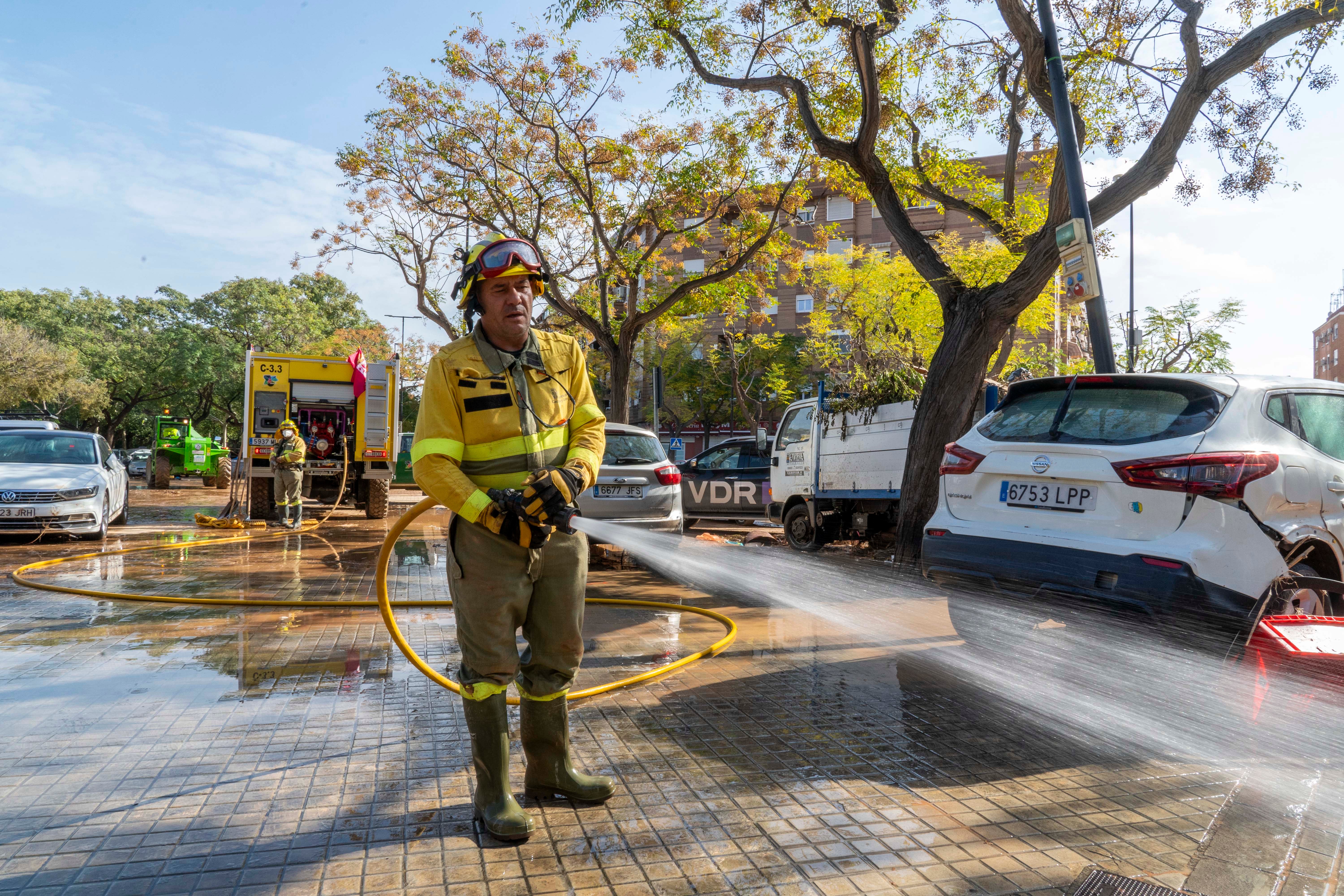 Equipo de rescate de Castilla y León en Aldaya