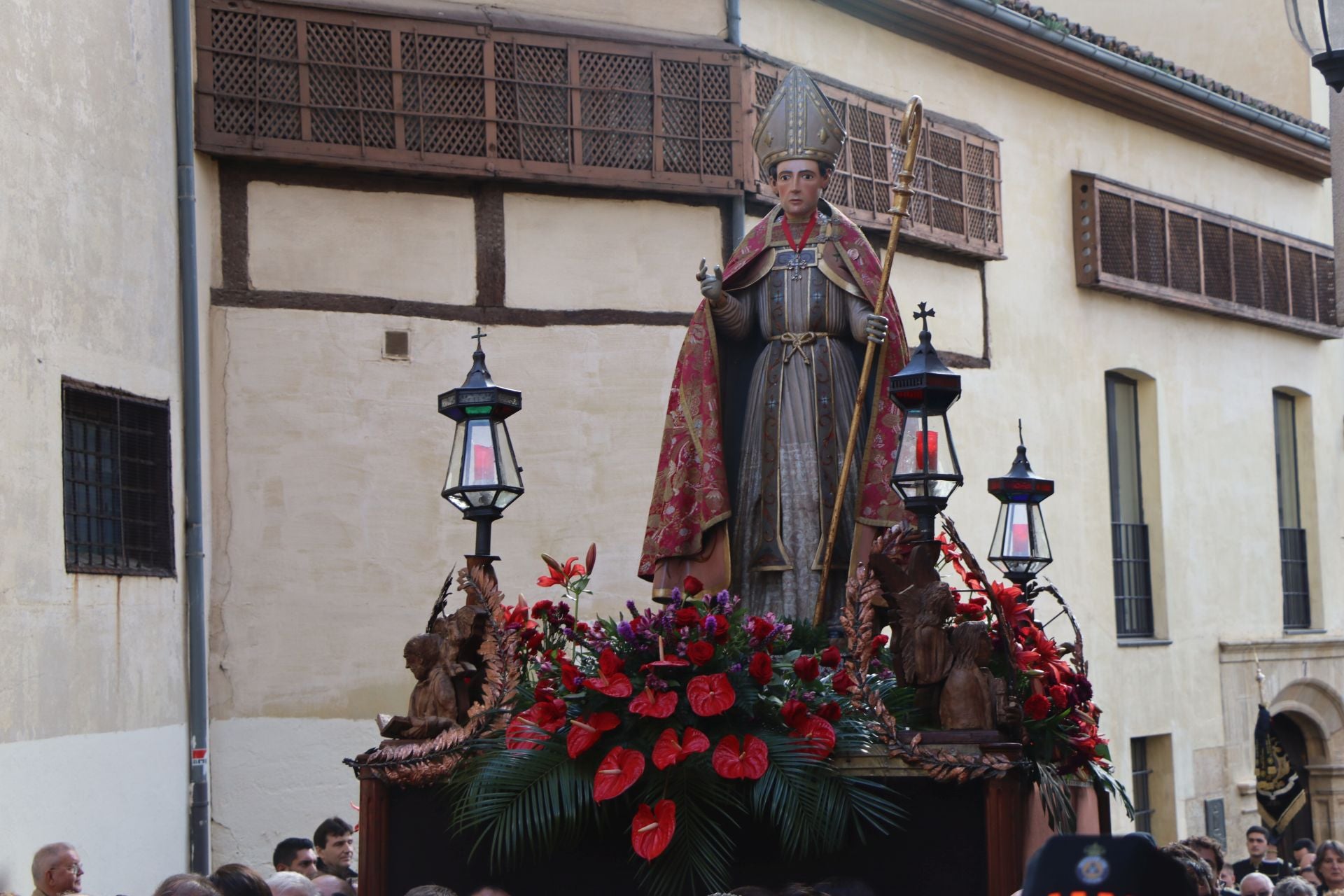 San Martín subiendo la cuesa de las Carbajalas.