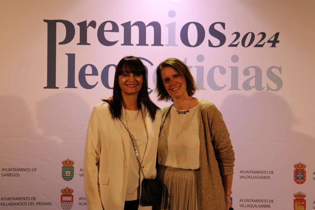 Adela Guerrero, de Infantas de León, e Inmaculada Gutiérrez, de Leonoticias.