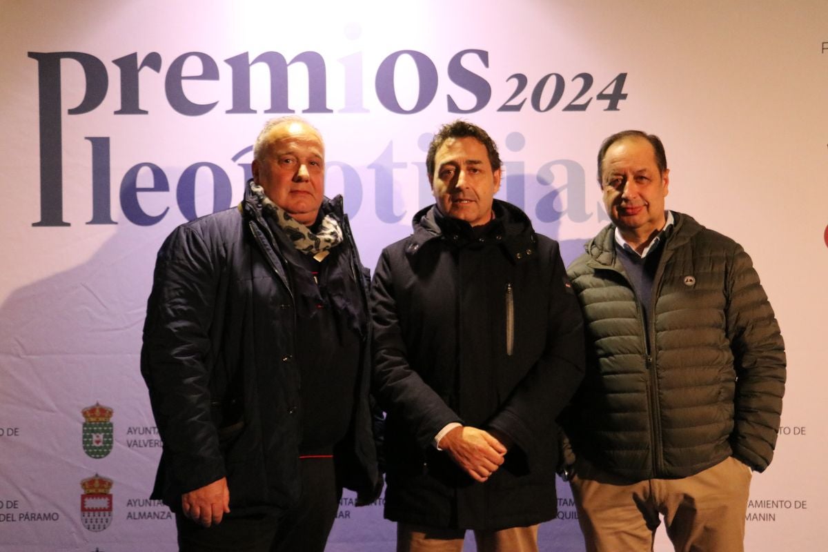 José María Santos, Ovidio González y Francisco Díez.