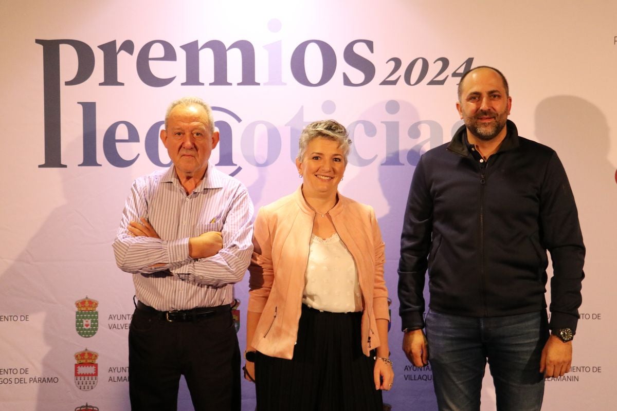 Miguel Ángel Martínez, Sonia Castro y Héctor Llorente, de Ugal-Upa.