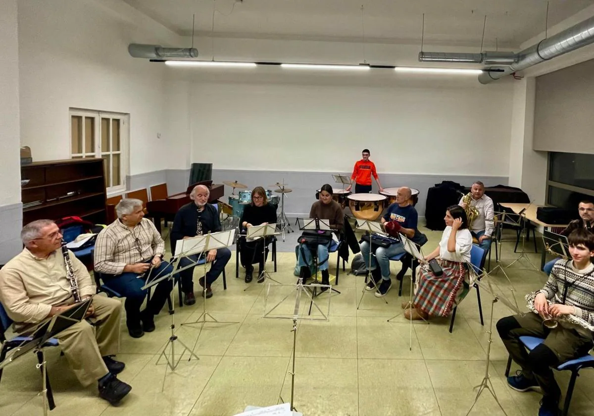 Ensayo de la Banda de la Escuela