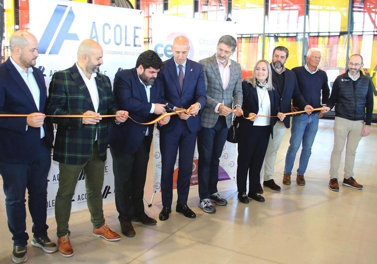 Inauguración de la séptima feria del automovil ACOLE CEL