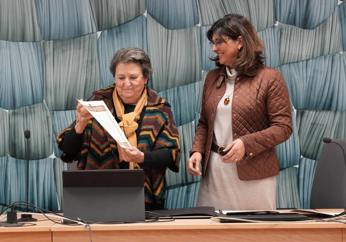 Donación de los libros por parte de los herederos.