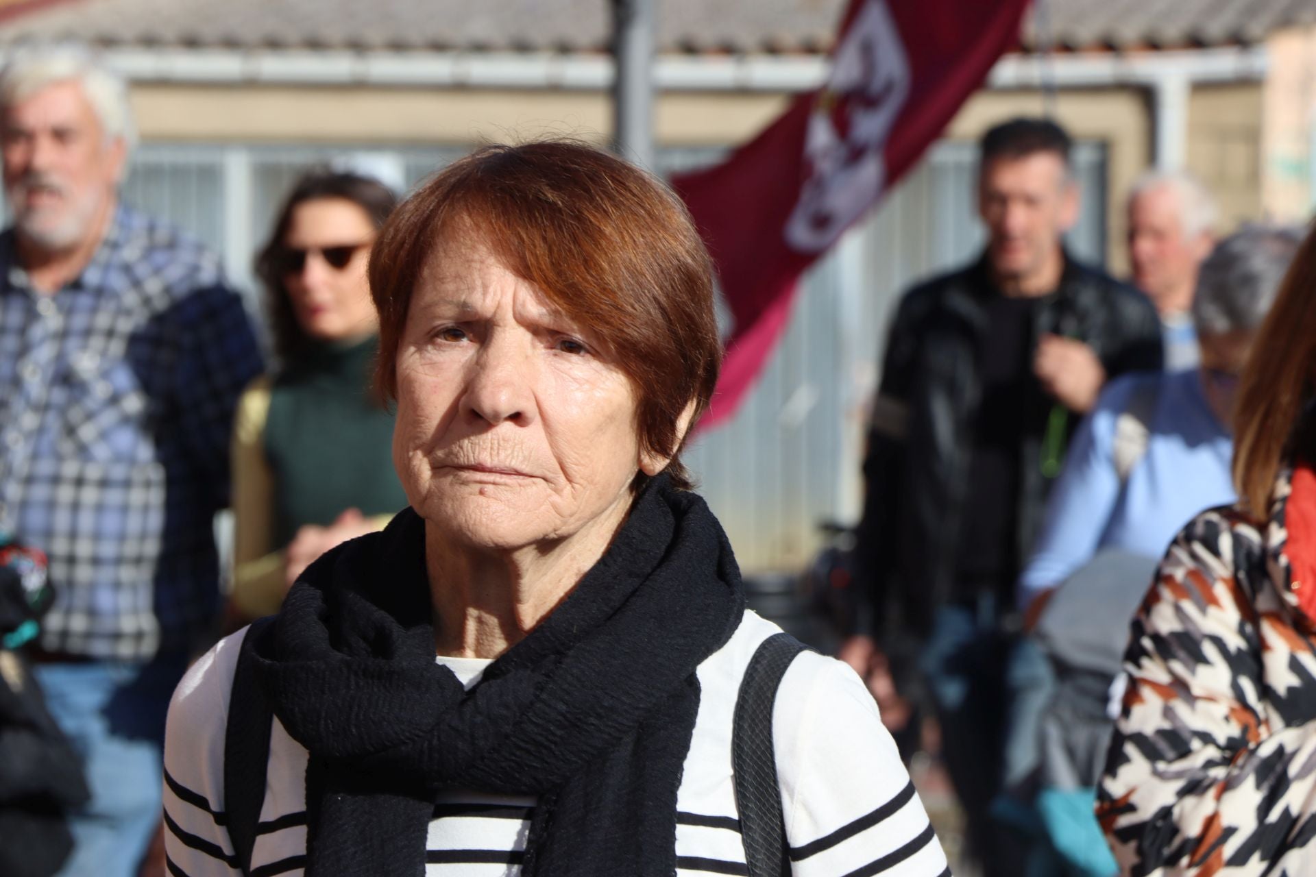 Manifestación por el futuro de Feve en León