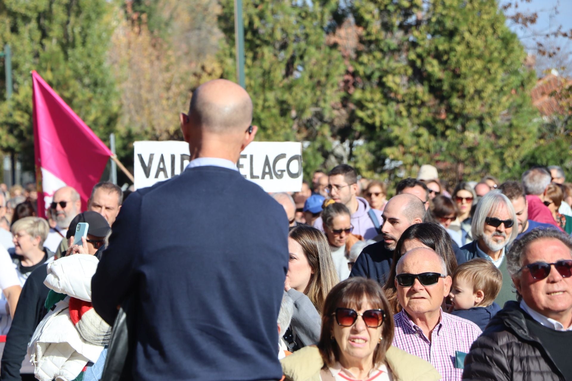 Manifestación por el futuro de Feve en León