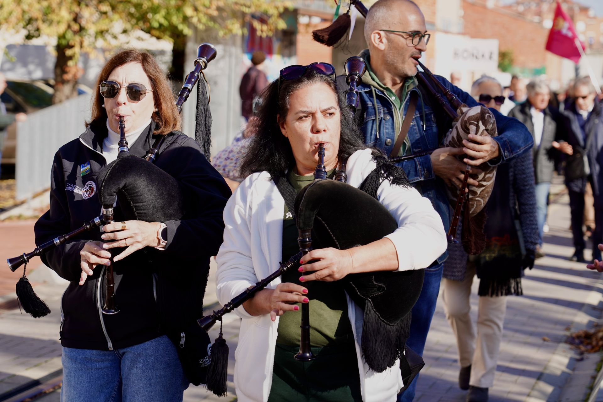 Manifestación por el futuro de Feve en León