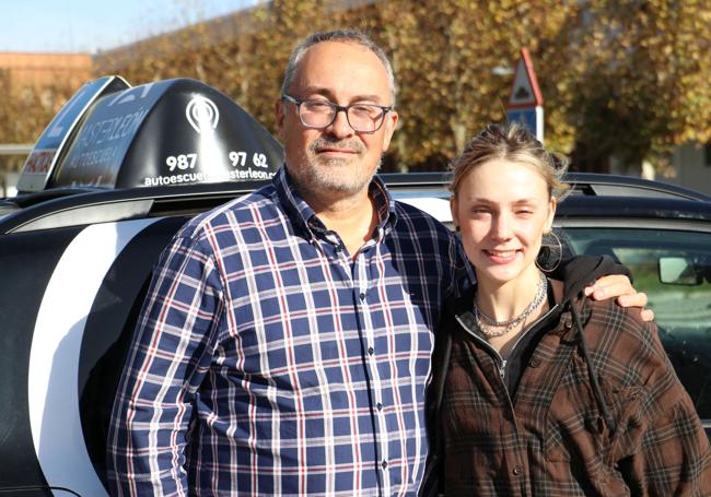 Imagen de César Fernández y Alicia del Riego García.