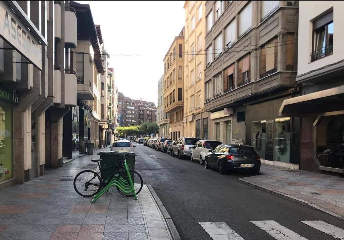 Calle del centro de León.