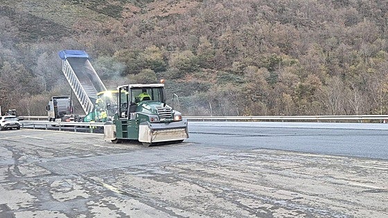 Puente confirma la hora de la reapertura de la AP-66 tras construir un bypass de 270 metros