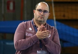 Dani Gordo, entrenador del Abanca Ademar.