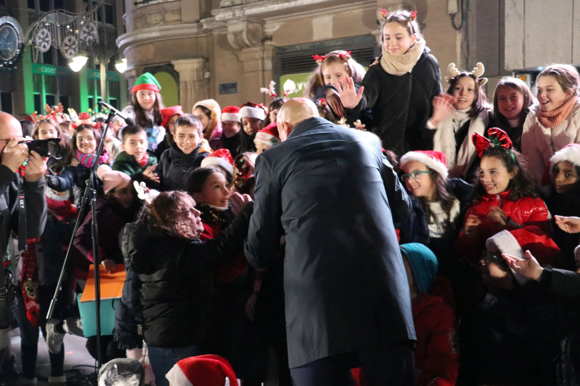 Encendido navideño en la ciudad de León