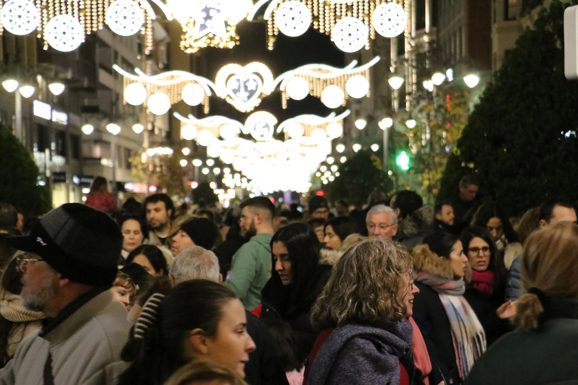 Encendido navideño en la ciudad de León