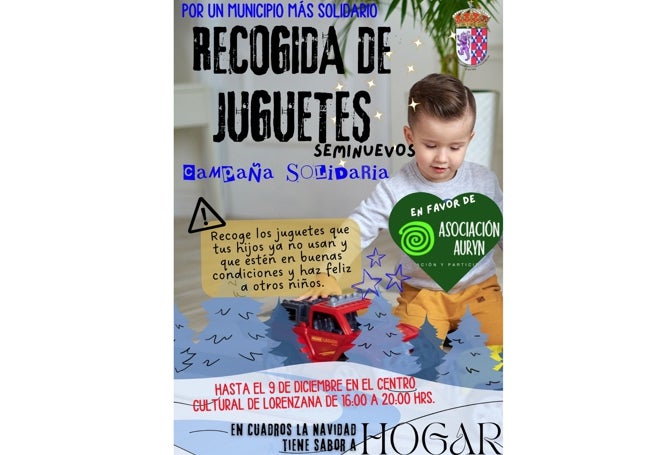 Recogida de juguetes en la localidad