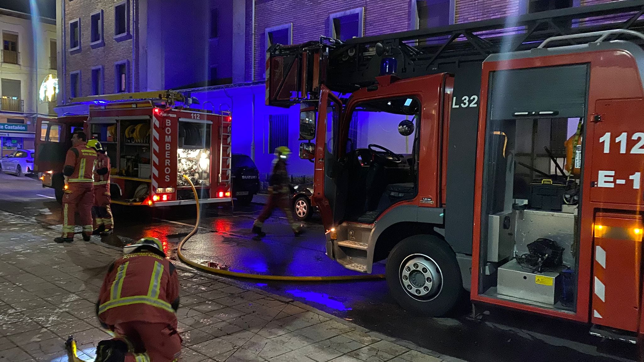 Incendio en el centro de León